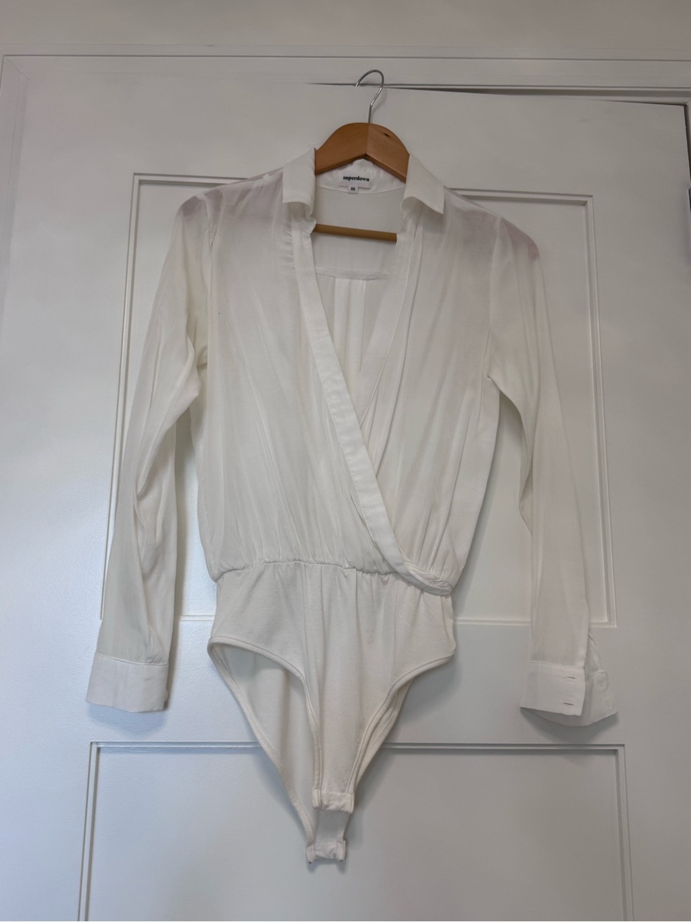 Woman’s One-Piece Wrap Bodysuit by SUPERDOWN
